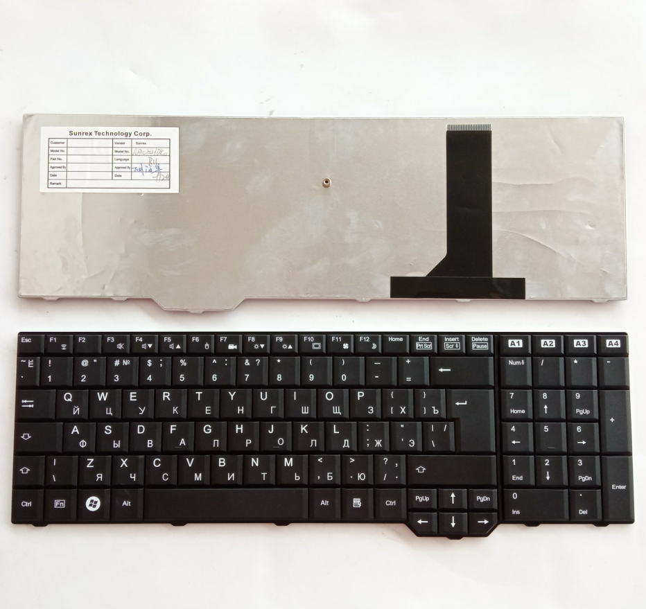 Picture of New Replacement Laptop Keyboard For FJU PI3625/LI3910 BLACK RU Layout